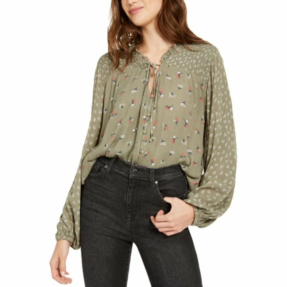 Hippie Rose Olive Boho Size X-Large